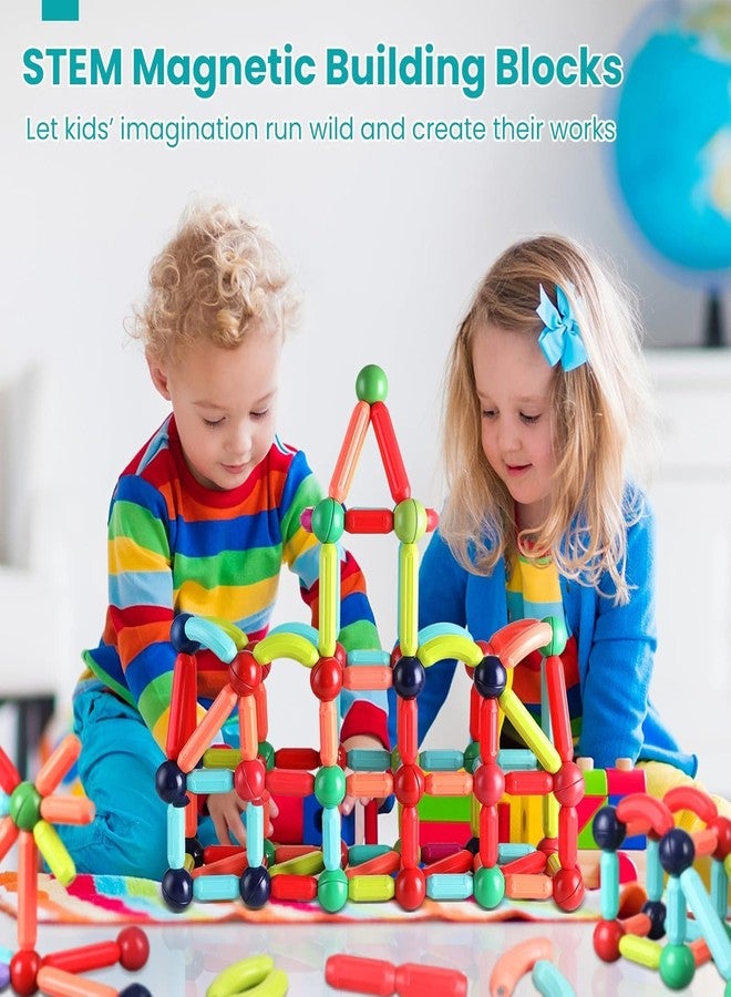 YUIOP - Magnetic Building Sticks for Kids - Learning Sticks & Balls - Educational Magnetic Building Blocks (36 Pcs) - Image 4